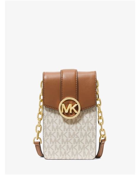 michael michael kors logo smartphone crossbody bag|Michael Kors smartphone crossbody bag.